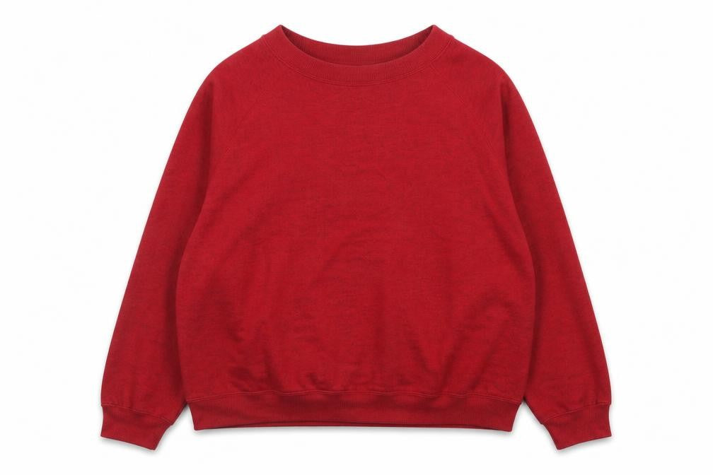Womens UK Size XL Hanes Her Way Red Pullover Sweatshirt