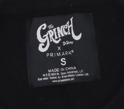 Mens UK Size S Primark Black Pullover Jumper