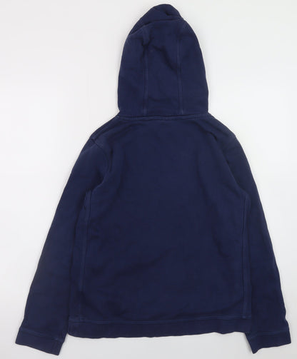 Teens UK Size L Nike Blue Pullover Hoodie