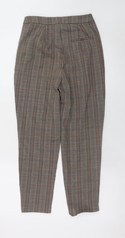 Womens UK Size 6 New Look Slim Fit Business Casual Workwear Brown Trousers