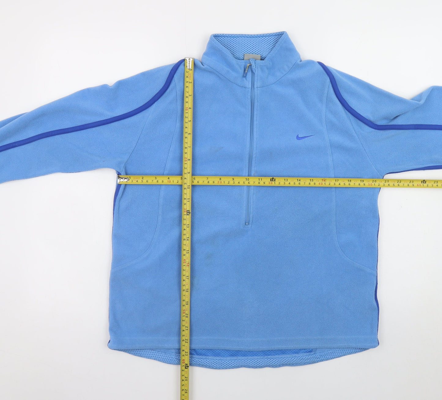 Womens UK Size L Nike Blue Pullover Sweatshirt