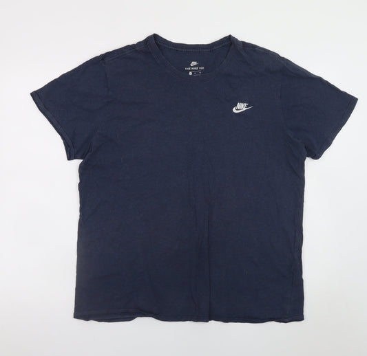 Mens UK Size XL Nike Blue  T-Shirt