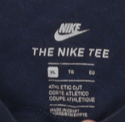 Mens UK Size XL Nike Blue  T-Shirt