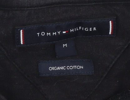 Mens UK Size M Tommy Hilfiger Black  T-Shirt