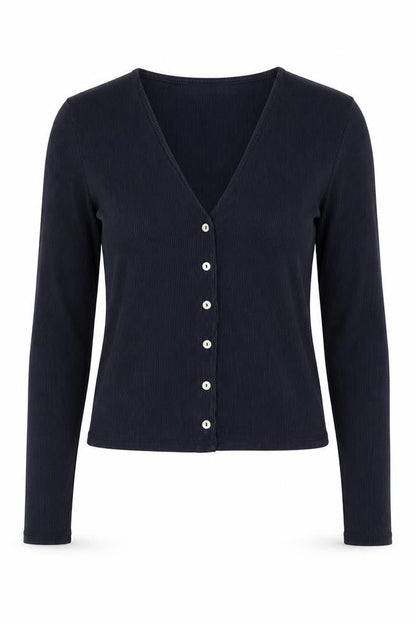 Womens UK Size L MNG Blue Basic Button-Up