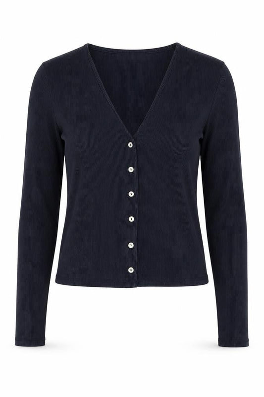 Womens UK Size L MNG Blue Basic Button-Up