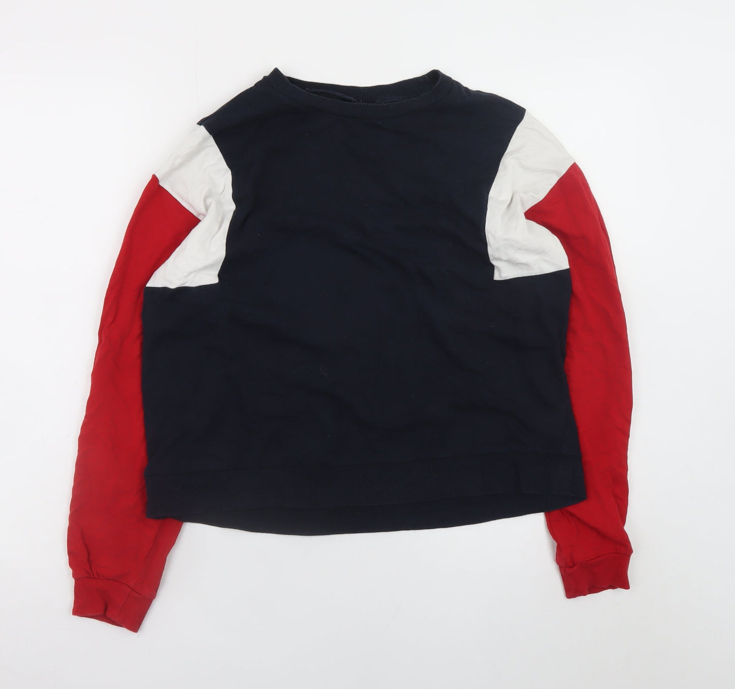 Womens UK Size M H&M Divided Multicoloured Pullover Sweatshirt