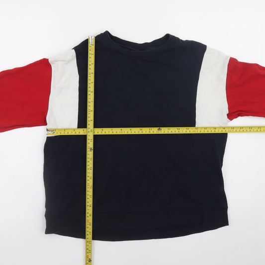 Womens UK Size M H&M Divided Multicoloured Pullover Sweatshirt