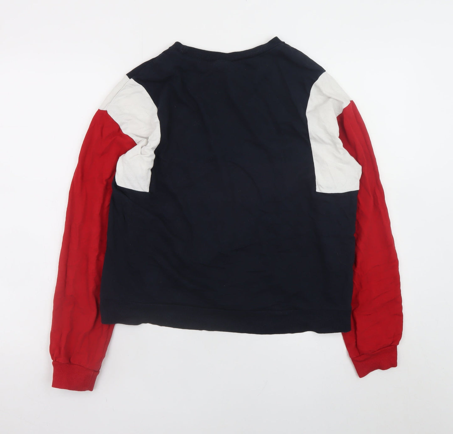 Womens UK Size M H&M Divided Multicoloured Pullover Sweatshirt