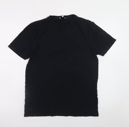 Mens UK Size S Reiss Black  T-Shirt