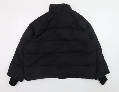 Womens UK Size S H&M Black Puffer Jacket