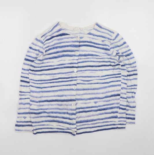 Womens UK Size M Gap Blue Cardigan Jumper