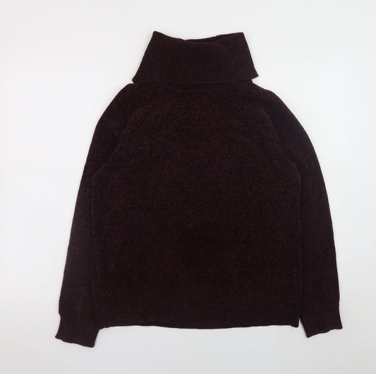 Womens UK Size 12 F&F Brown Pullover Jumper