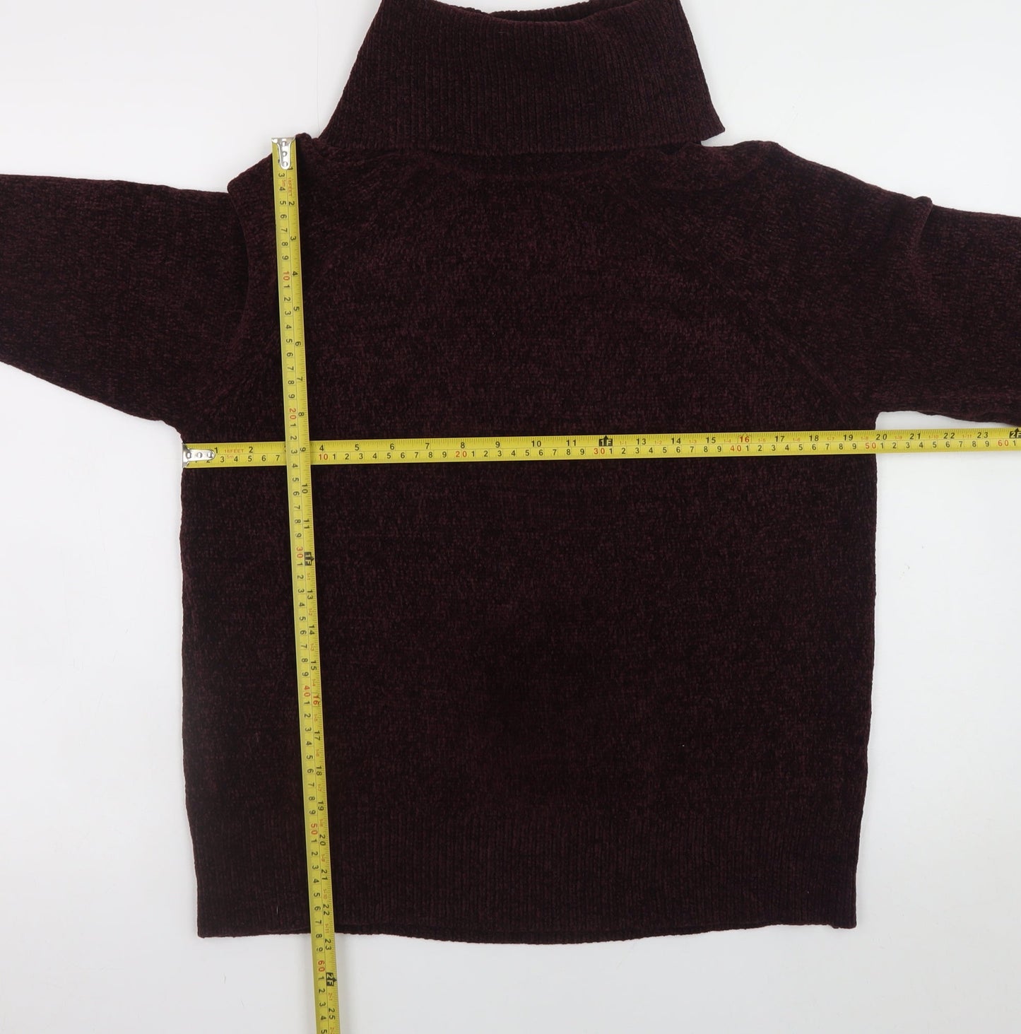 Womens UK Size 12 F&F Brown Pullover Jumper