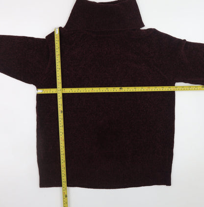 Womens UK Size 12 F&F Brown Pullover Jumper