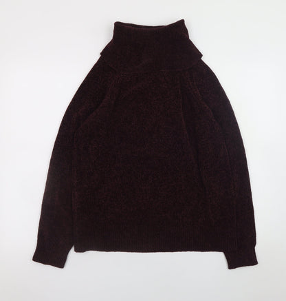 Womens UK Size 12 F&F Brown Pullover Jumper