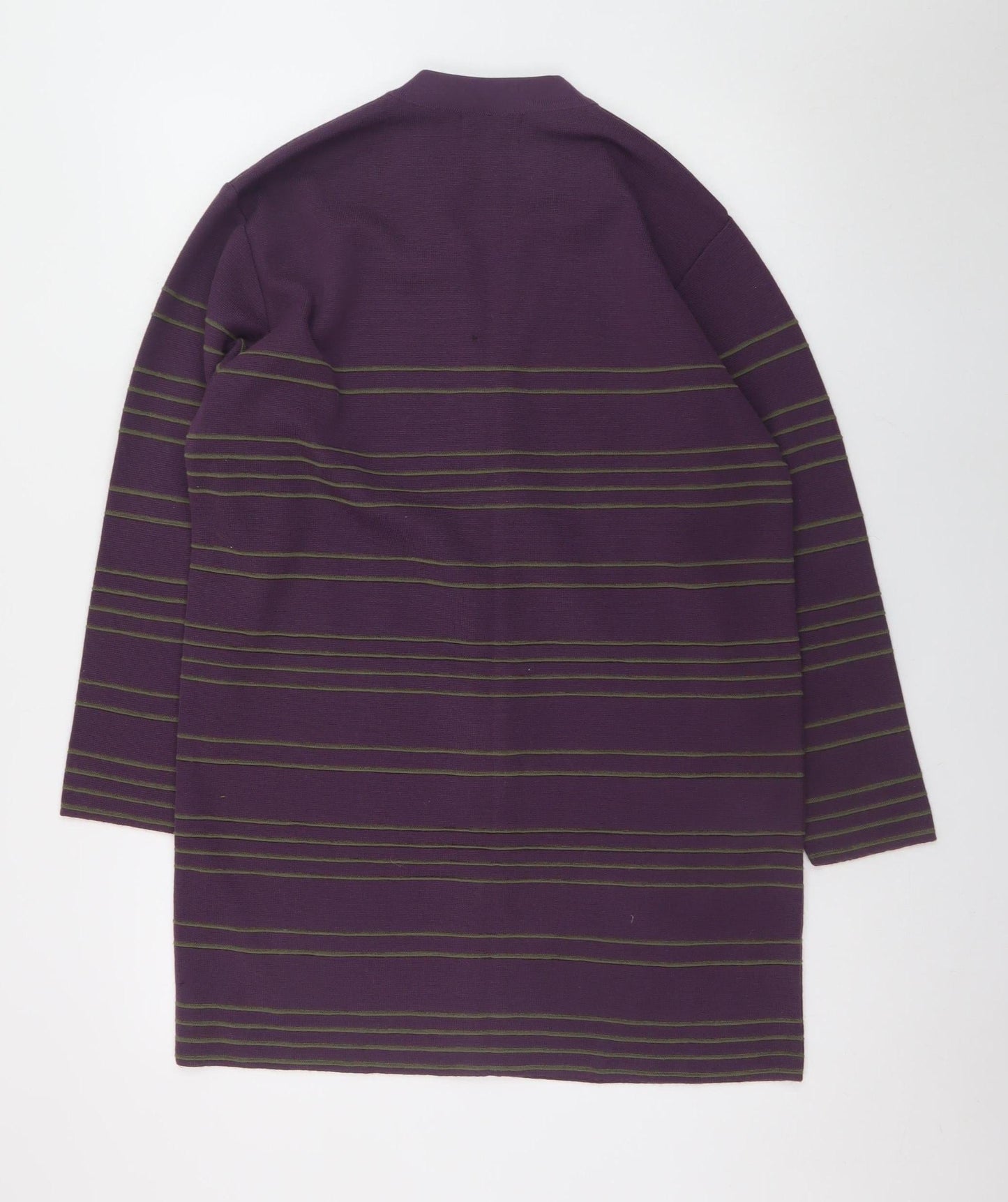 Womens UK Size M Chianti Purple Cardigan Jumper