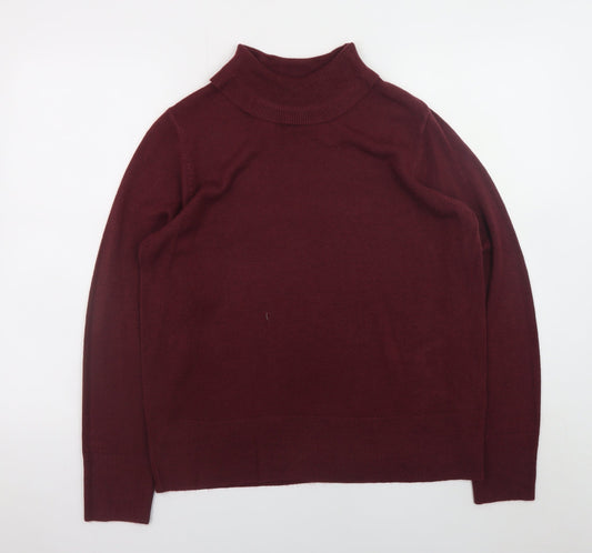 Womens UK Size 16 Marks and Spencer Red Pullover Jumper
