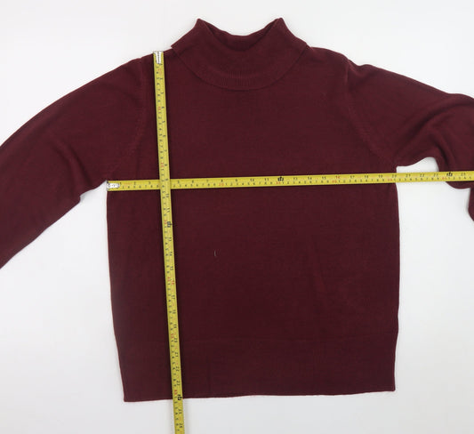 Womens UK Size 16 Marks and Spencer Red Pullover Jumper