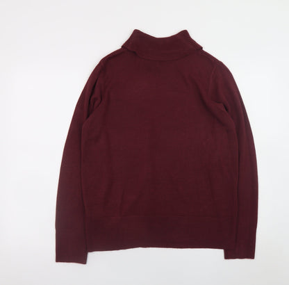 Womens UK Size 16 Marks and Spencer Red Pullover Jumper
