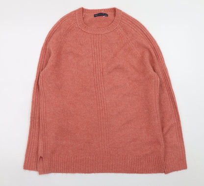Womens UK Size M Marks and Spencer Pink Pullover Jumper