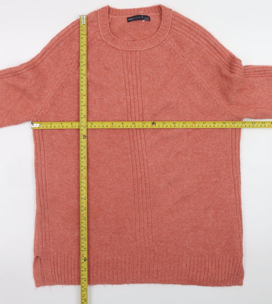 Womens UK Size M Marks and Spencer Pink Pullover Jumper