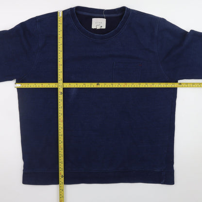 Mens UK Size L HYMN Blue Pullover Sweatshirt