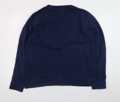 Mens UK Size L HYMN Blue Pullover Sweatshirt