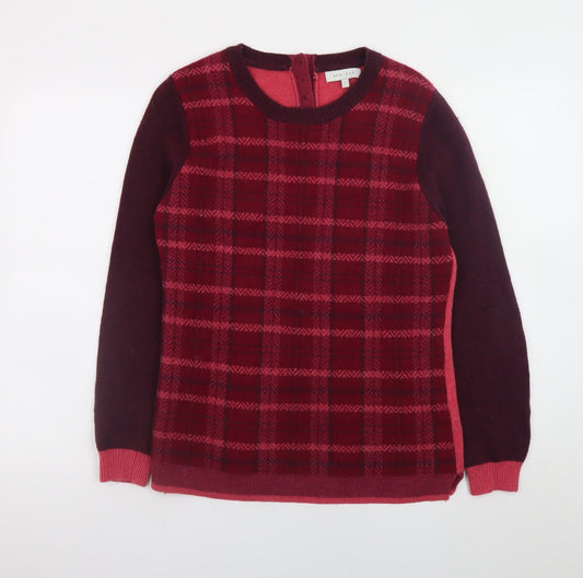Womens UK Size L Kew 159 Red Pullover Jumper