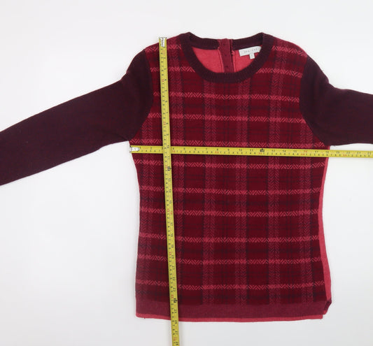 Womens UK Size L Kew 159 Red Pullover Jumper
