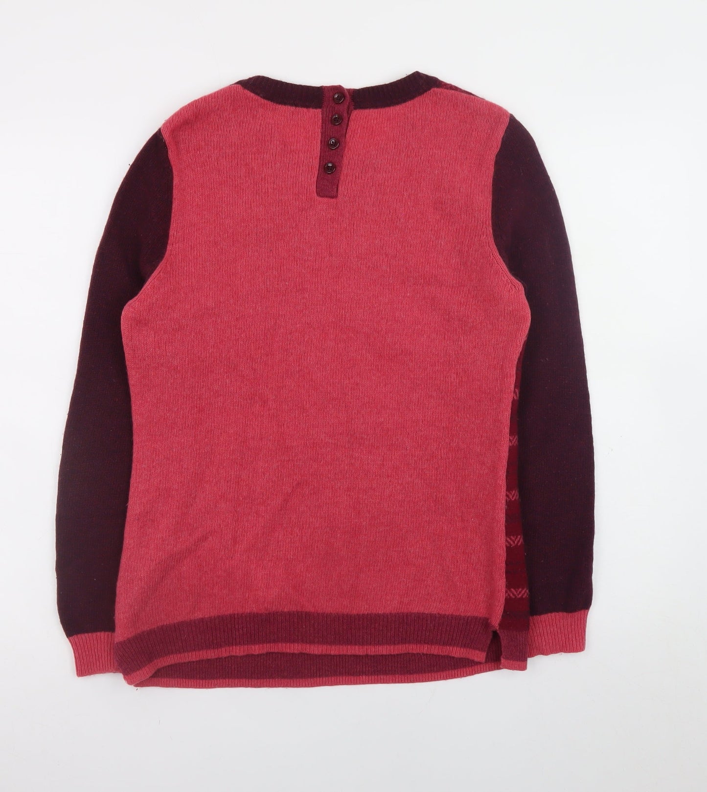 Womens UK Size L Kew 159 Red Pullover Jumper