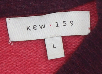 Womens UK Size L Kew 159 Red Pullover Jumper