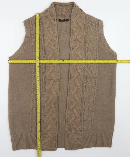 Womens UK Size 18 George Beige Vest Jumper
