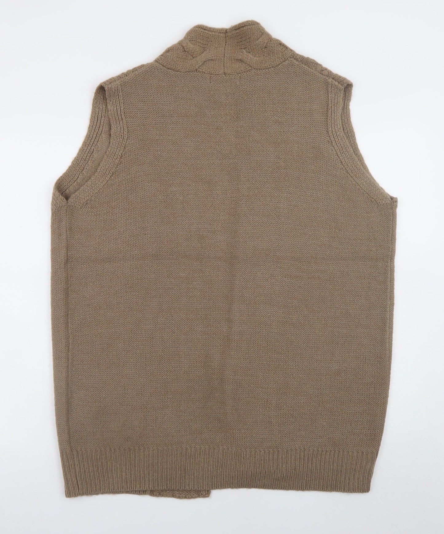 Womens UK Size 18 George Beige Vest Jumper