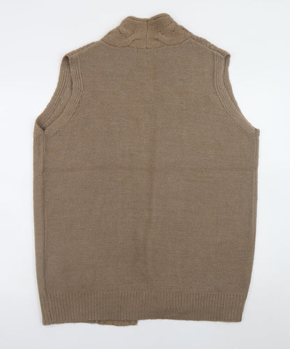 Womens UK Size 18 George Beige Vest Jumper