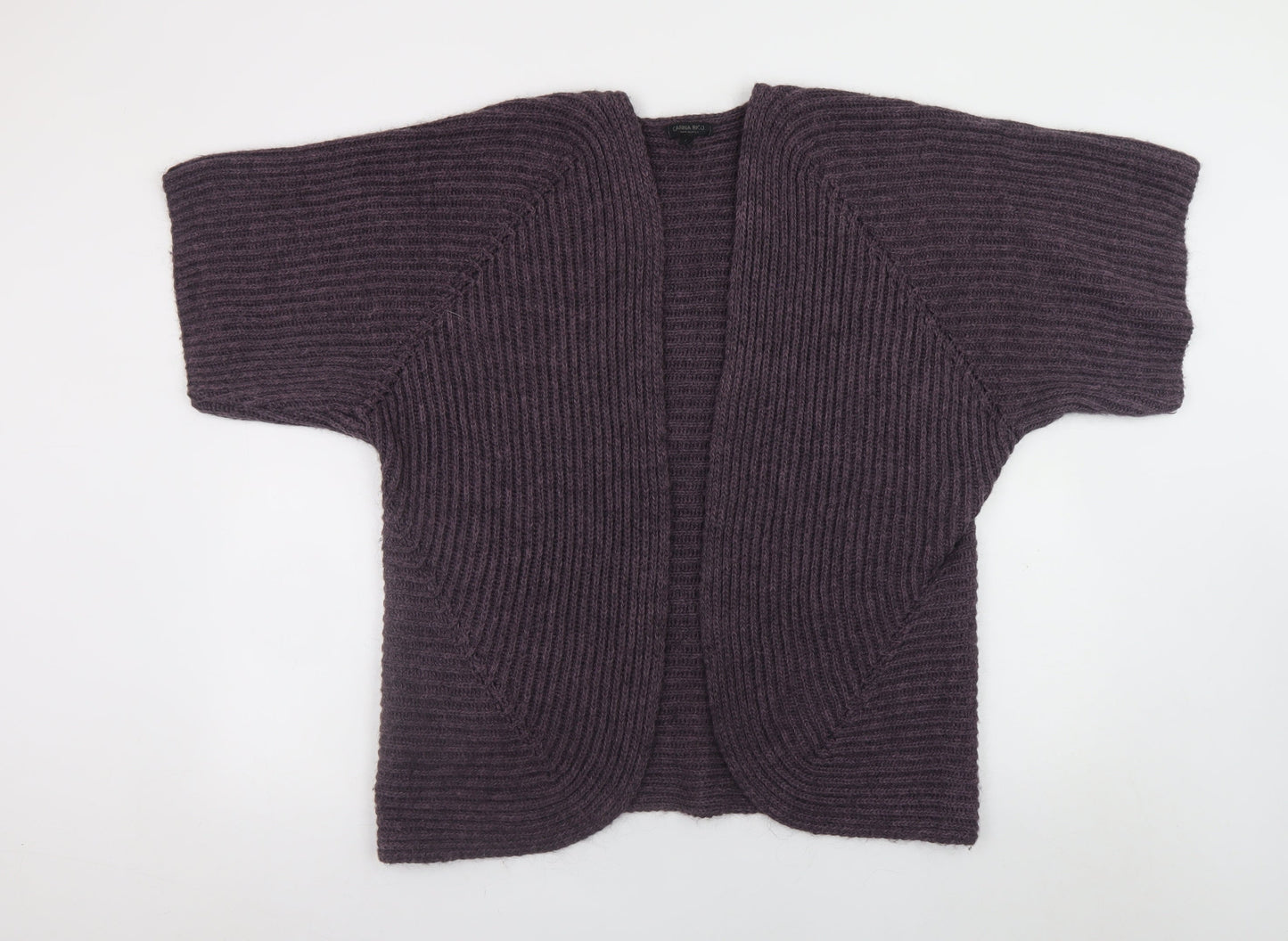 Womens UK Size L Carina Ricci Purple Cardigan Jumper