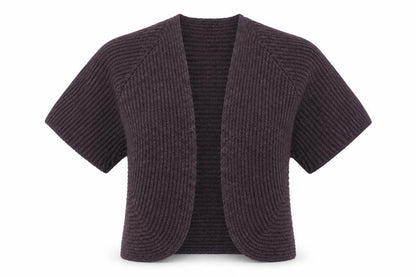Womens UK Size L Carina Ricci Purple Cardigan Jumper