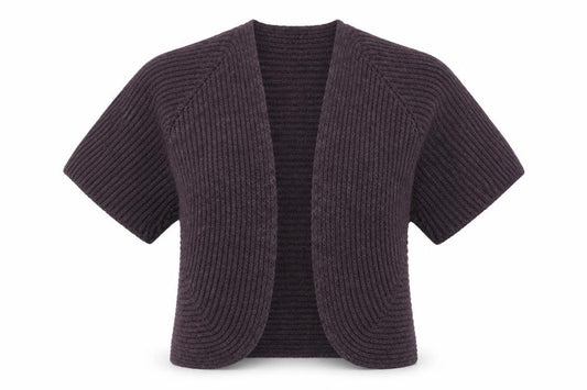 Womens UK Size L Carina Ricci Purple Cardigan Jumper