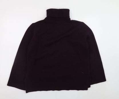Womens UK Size M MNG Purple Pullover Jumper