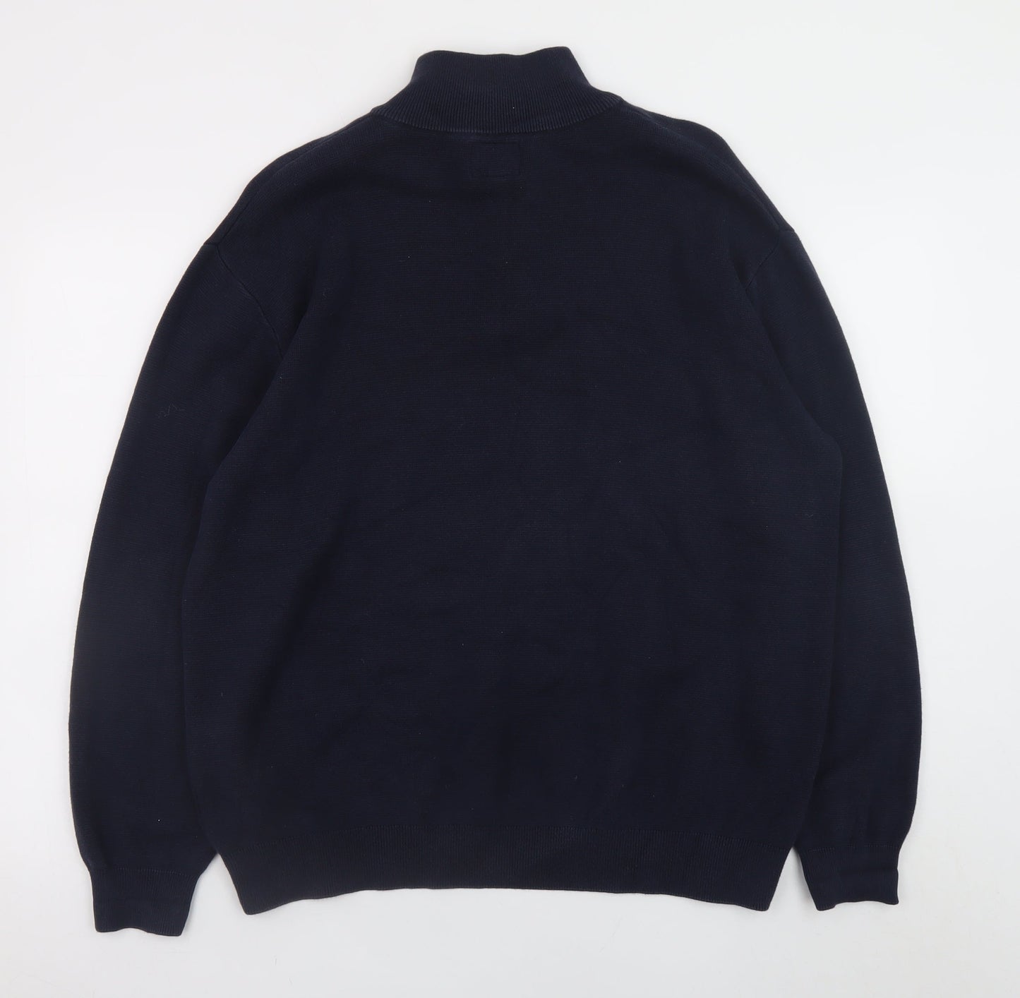Mens UK Size XL NEXT Blue Full Zip Jumper