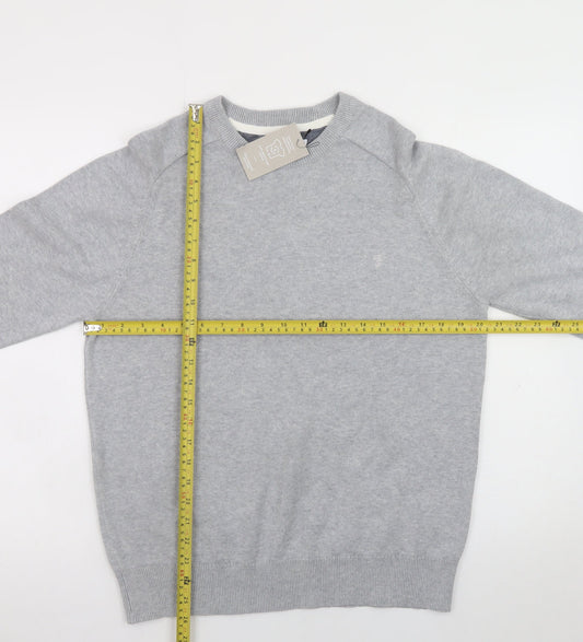 Mens UK Size M Farah Grey Pullover Jumper