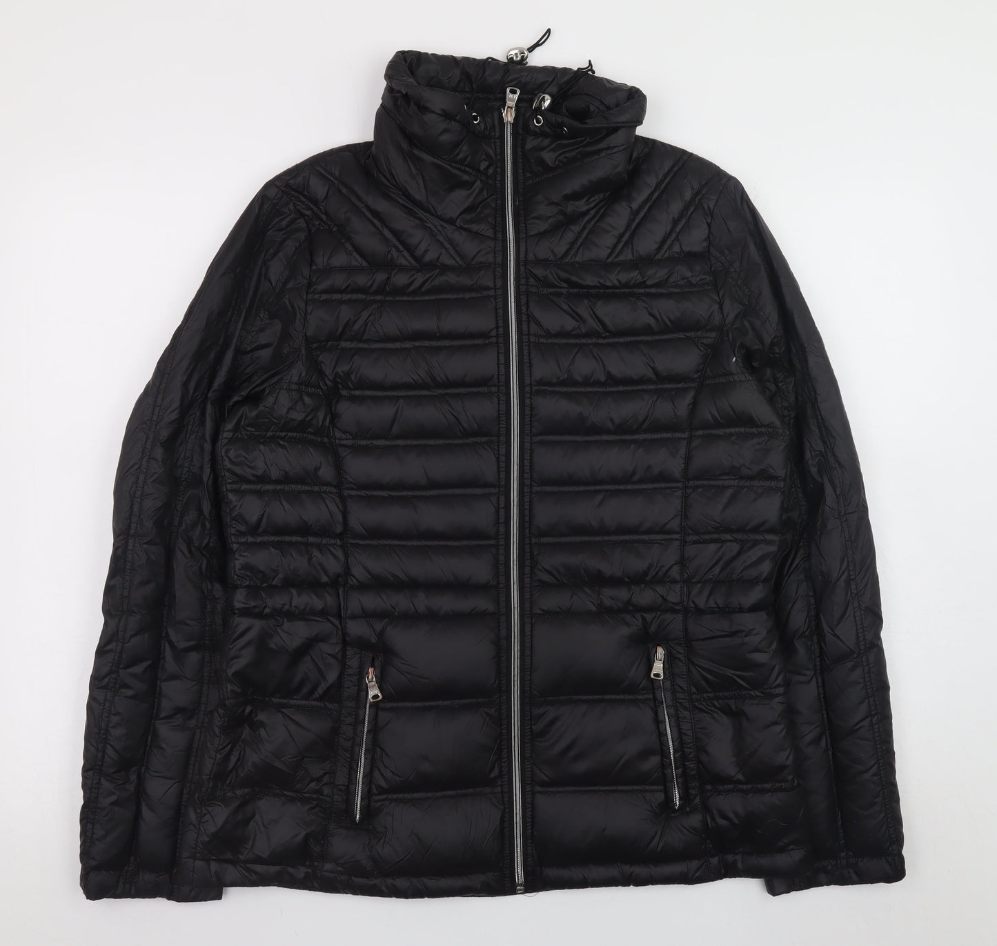 Womens UK Size M Jessica Simpson Black Puffer Jacket