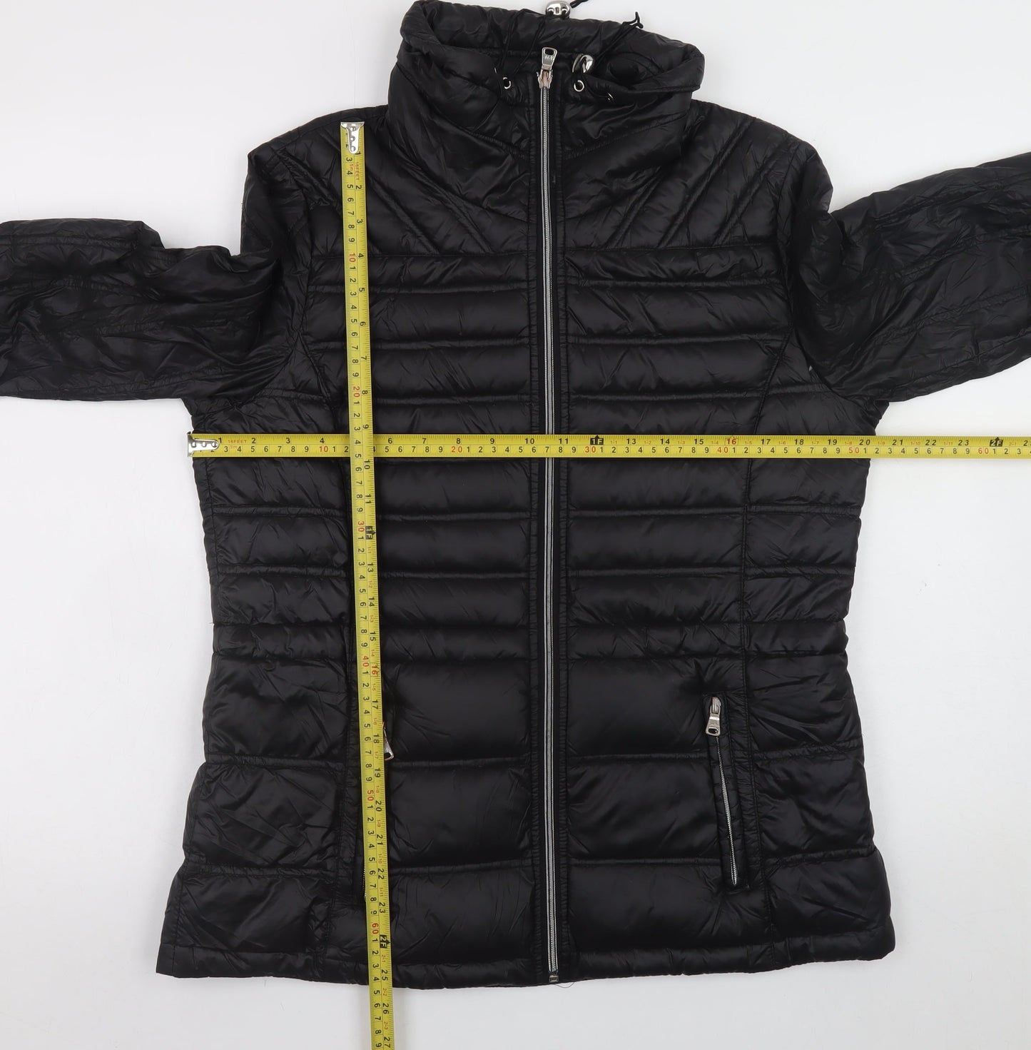 Womens UK Size M Jessica Simpson Black Puffer Jacket