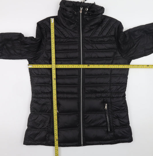 Womens UK Size M Jessica Simpson Black Puffer Jacket