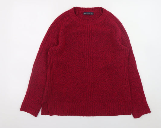 Womens UK Size S Marks and Spencer Red Pullover Jumper