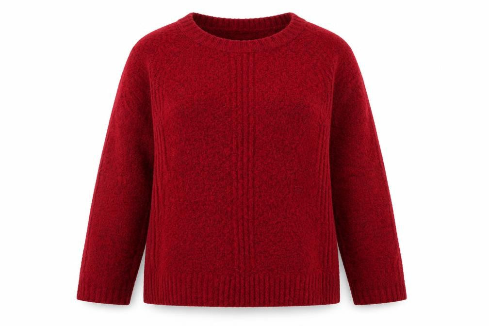 Womens UK Size S Marks and Spencer Red Pullover Jumper