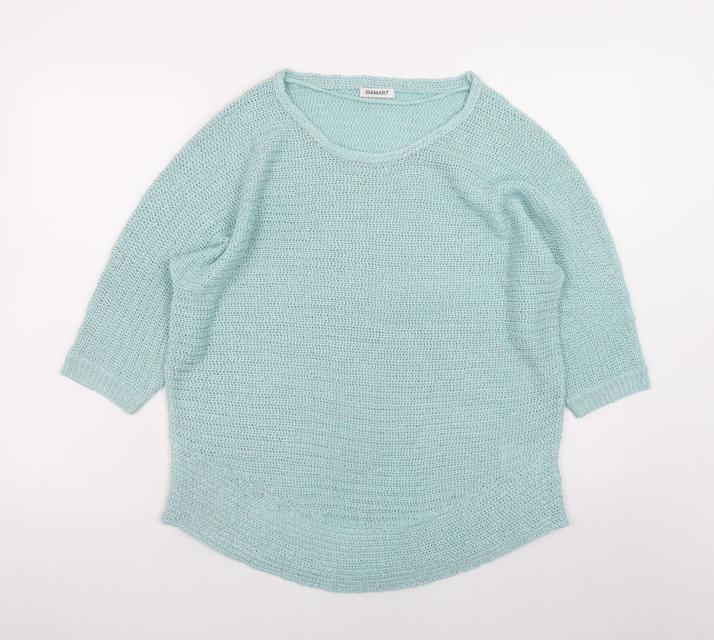Womens UK Size 14 Damart Blue Pullover Jumper