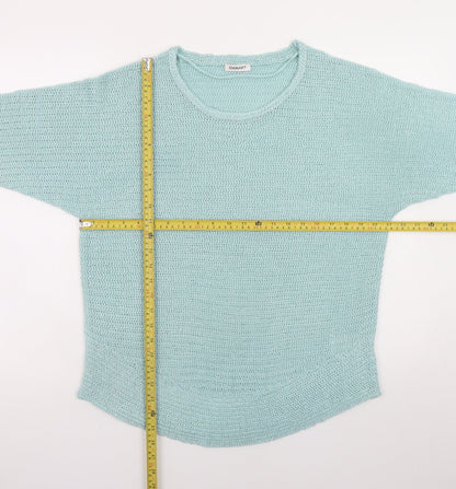Womens UK Size 14 Damart Blue Pullover Jumper