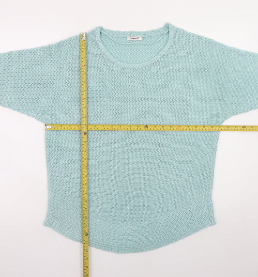 Womens UK Size 14 Damart Blue Pullover Jumper