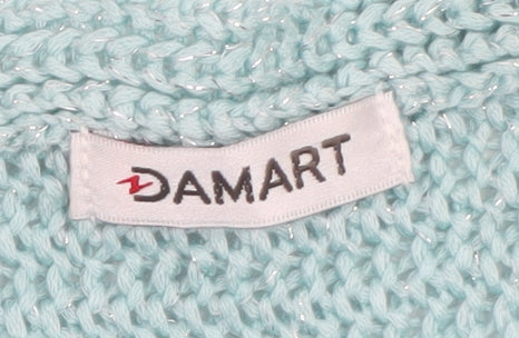 Womens UK Size 14 Damart Blue Pullover Jumper